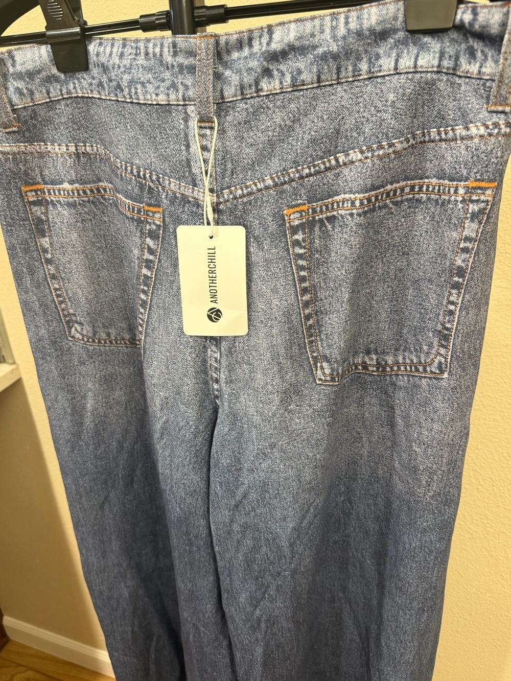 Anotherchill High-Rise Wide Leg Pants | Y2K Streetwear Preppy Hip Vintage | XL - Picture 12 of 13